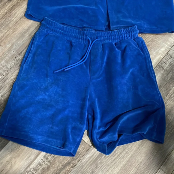 Nikben Bowling Terry Shirt Indigo and Matching Shorts XL - Picture 9 of 11